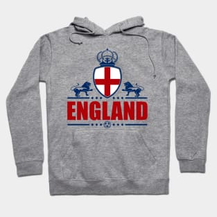 ENGLAND RED-BLUE LINEART | 2 SIDED Hoodie